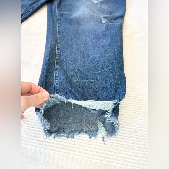 NWT Women's Nanette Lepore Women's Plus Belle High Rise Skinny Straight Jean - Picture 8 of 12